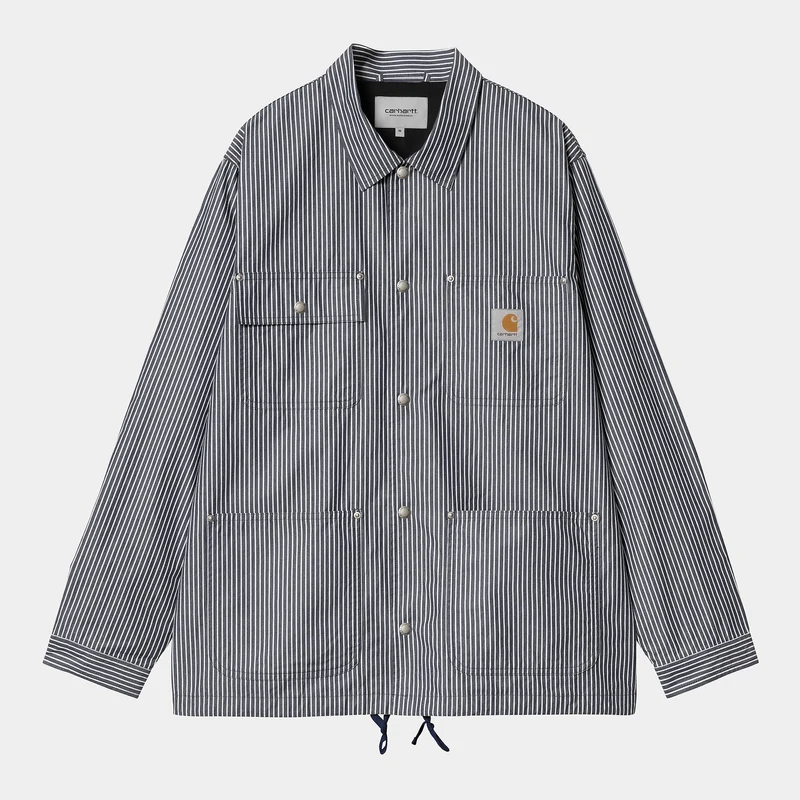 Carhartt WIP Notus Coachjacka Herr | Space Arvin Stripe
