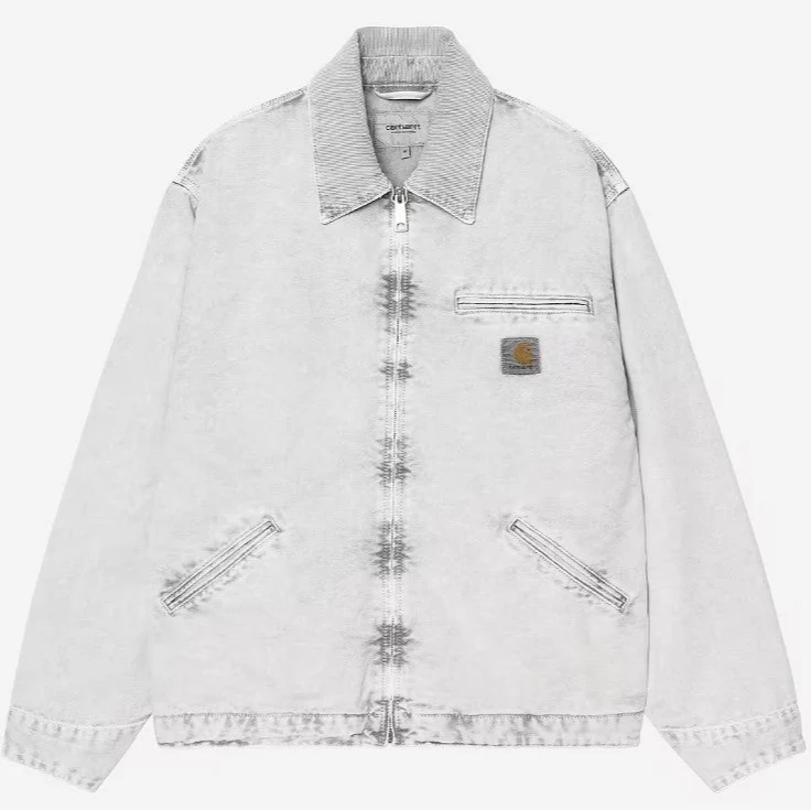Carhartt WIP Detroit Jacka Herr | Svart Chalk Wash