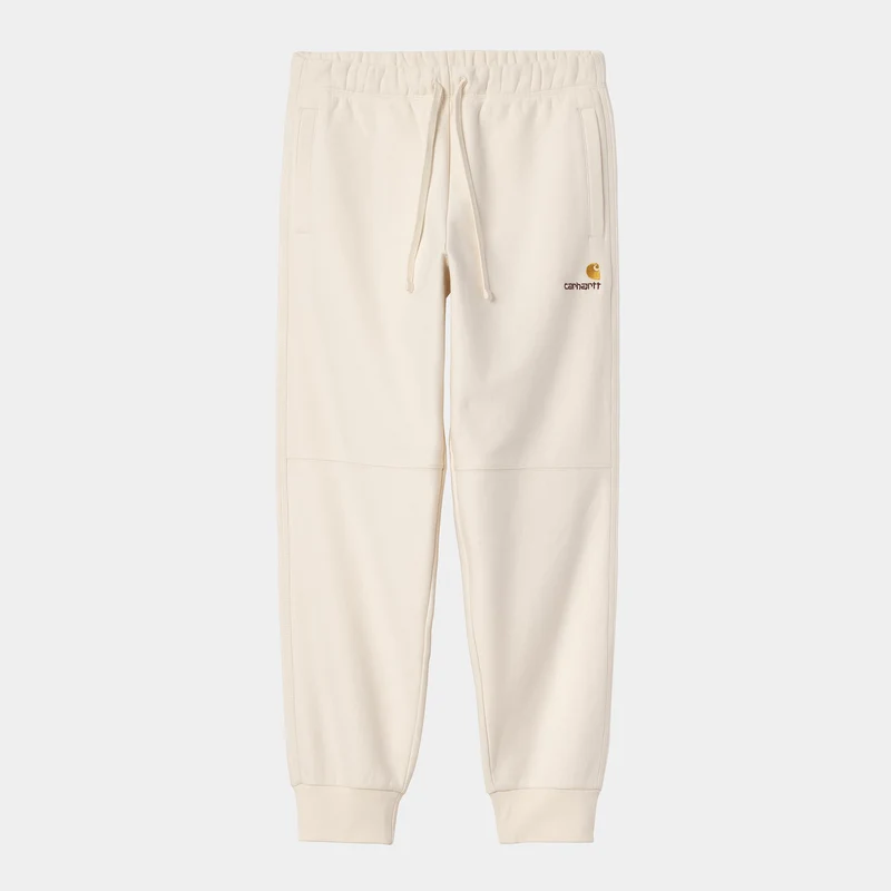 Carhartt WIP Herr American Script Joggingbyxor - Naturfärgade