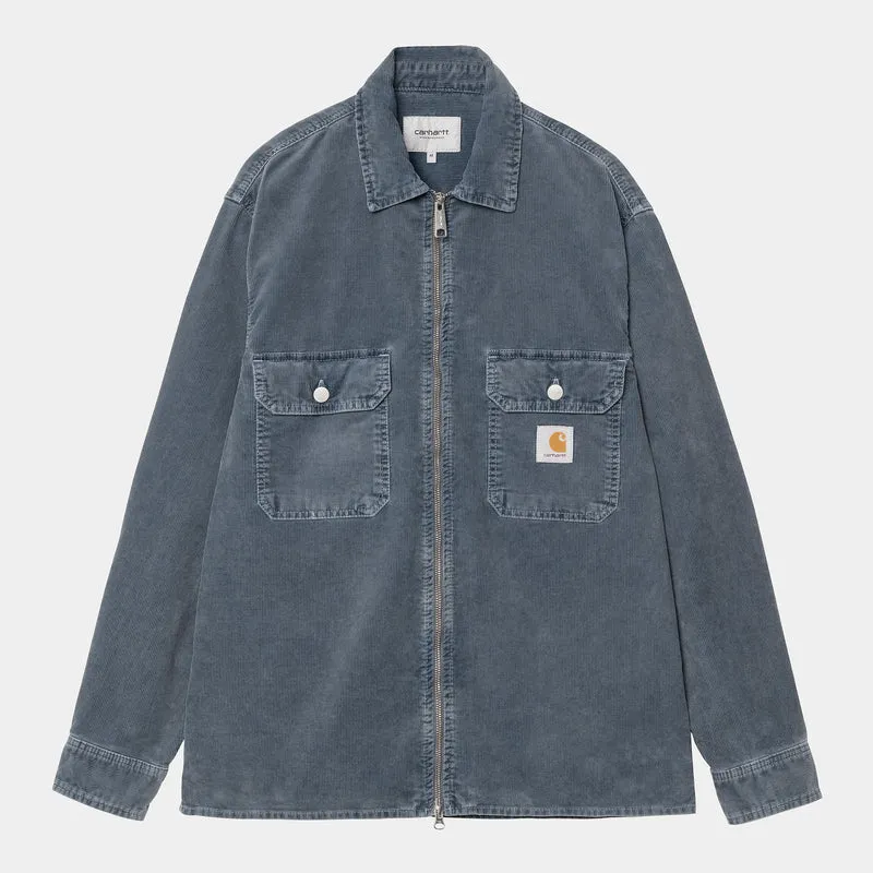Carhartt WIP Herr Reynold Skjortjacka - Mörkblå