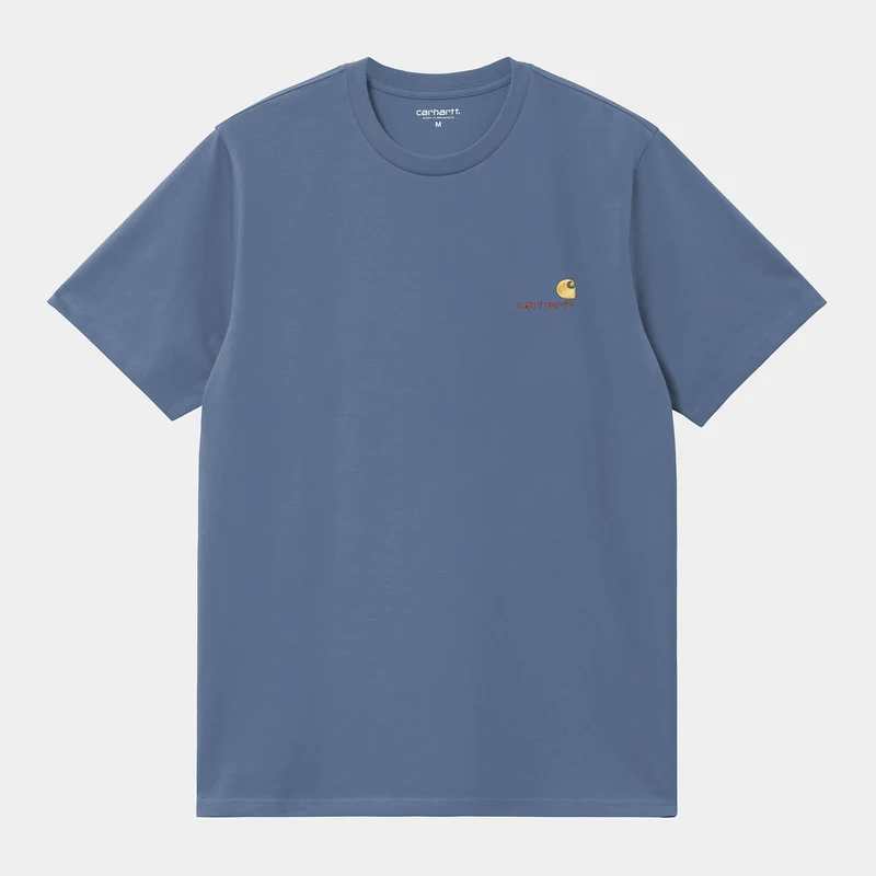Carhartt WIP Herr Kortärmad American Script T-shirt | Sorrent
