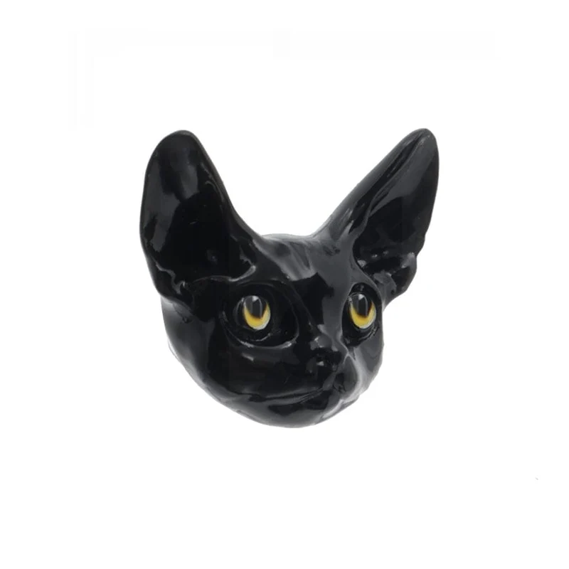 Punk Black Cat örhängen för kvinnor