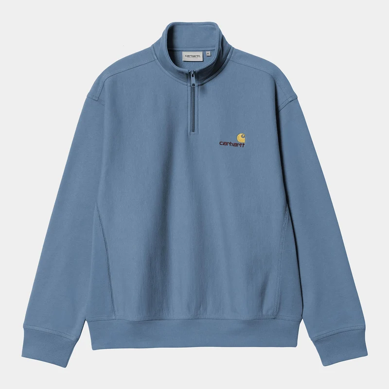 Carhartt WIP Herr Halv dragkedja American Script Träningströja | Sorrent
