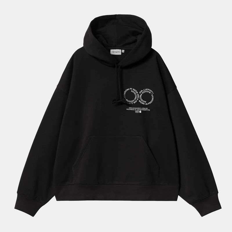 Carhartt WIP Herr Rotation Hoodie - Svart