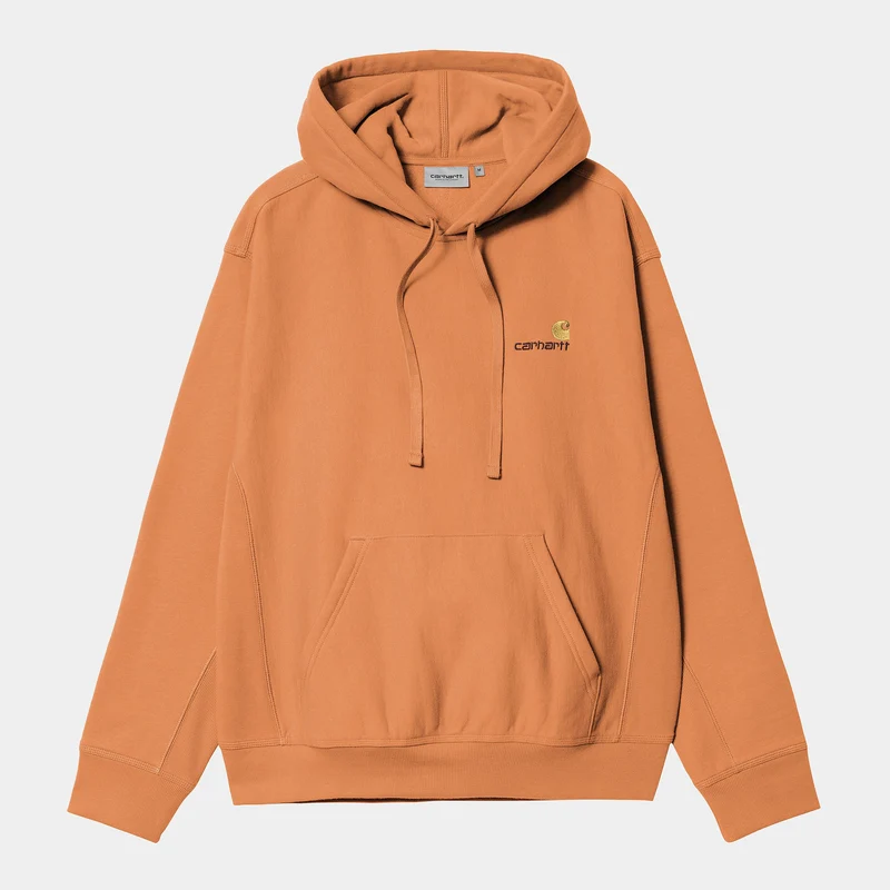 Carhartt WIP Herr American Script Hoodie | Redhaven
