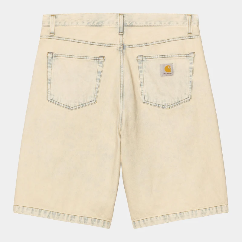 Carhartt WIP Landon Robertson Denimshorts Herr | Blå Sandblekta