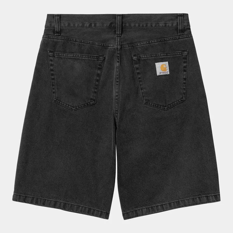 Carhartt WIP Landon Robertson Jeansshorts Herr | Svarta, stentvättade