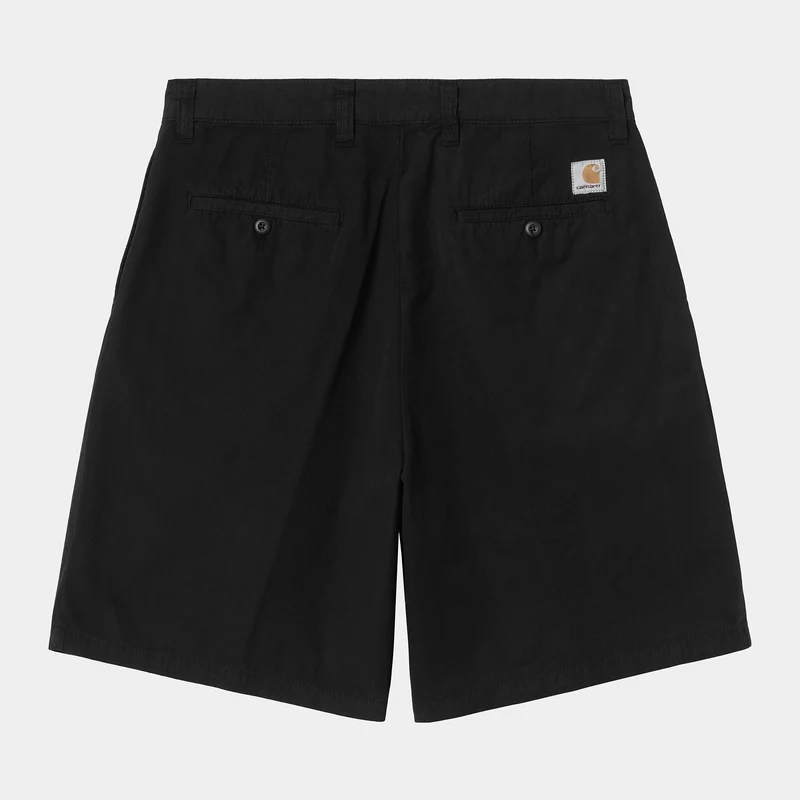 Carhartt WIP Calder Dothan Poplin Shorts Herr | Svarta Garment Dyed