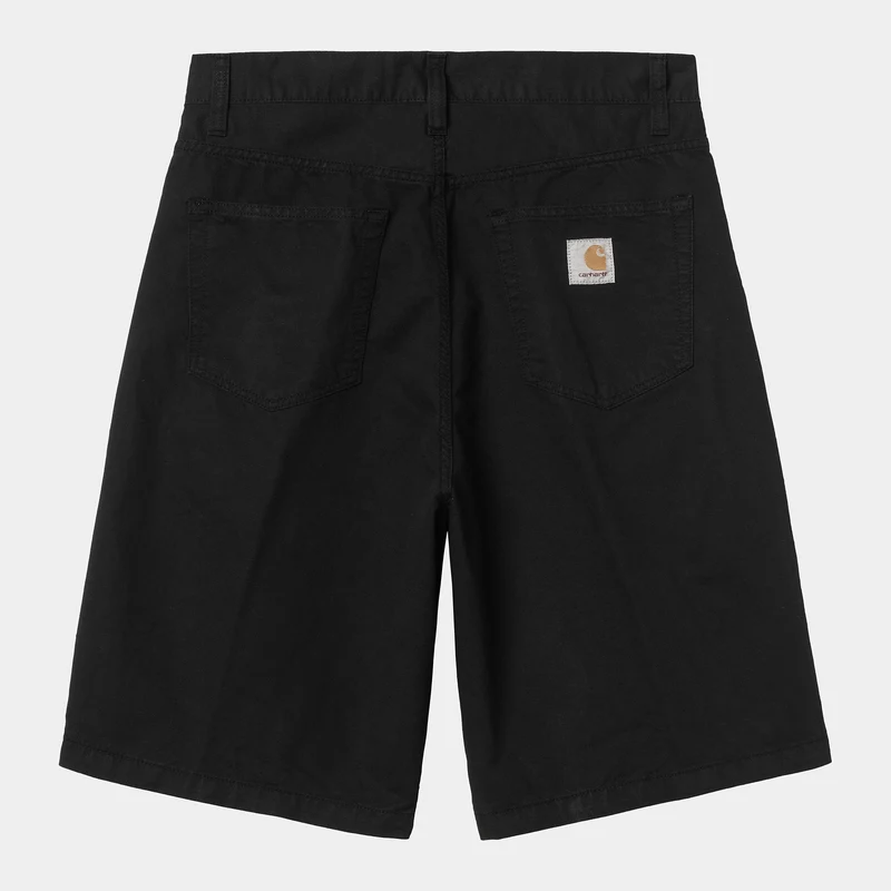 Carhartt WIP Landon Newcomb Drill Shorts Herr | Svarta, Garment Dyed