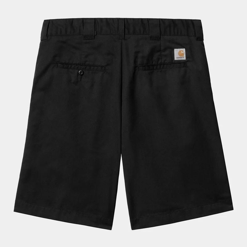 Carhartt WIP Herr Craft Dunmore Twill Shorts | Svarta, rinsed