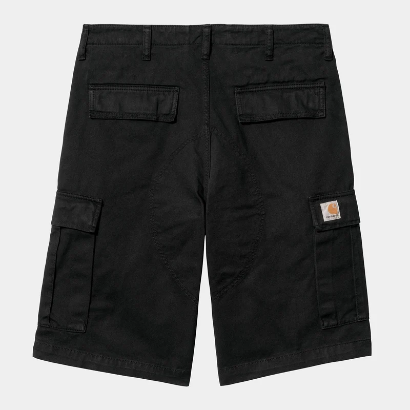 Carhartt WIP Herr Moraga Twill Cargo Shorts i Regular-Size | Svart