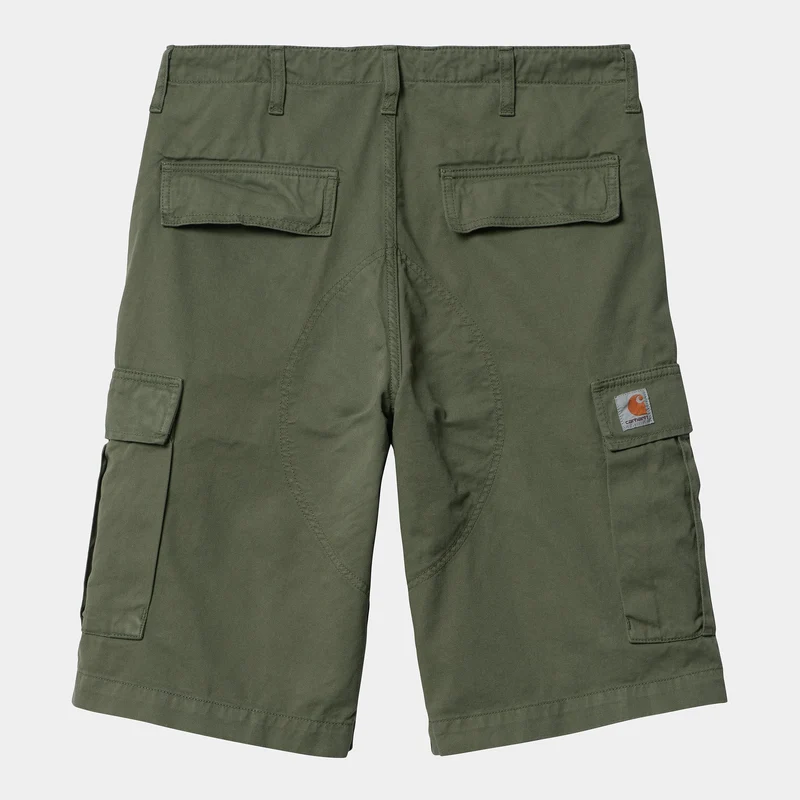 Carhartt WIP Herr Moraga Twill Cargo Shorts i Regular-Size | Dollar Green