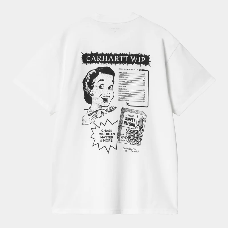 Carhartt WIP Herrkatalog-T-shirt | Vit