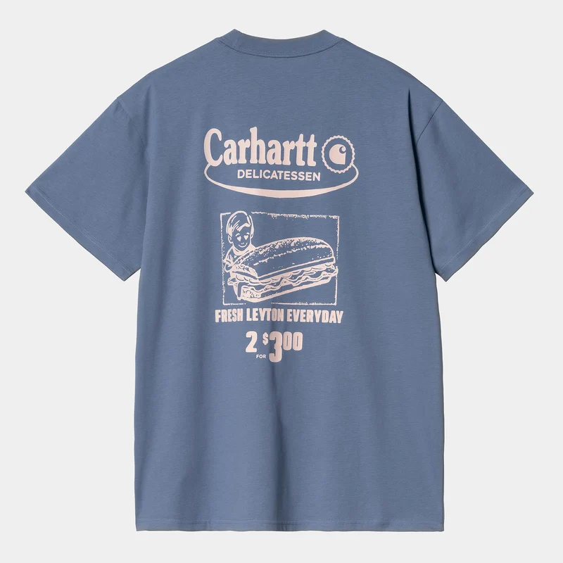 Carhartt WIP Herrkatalog-T-shirt | Blå Iris