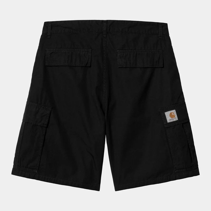 Carhartt WIP Herr Cole Cargo Shorts | Svarta Sköljda