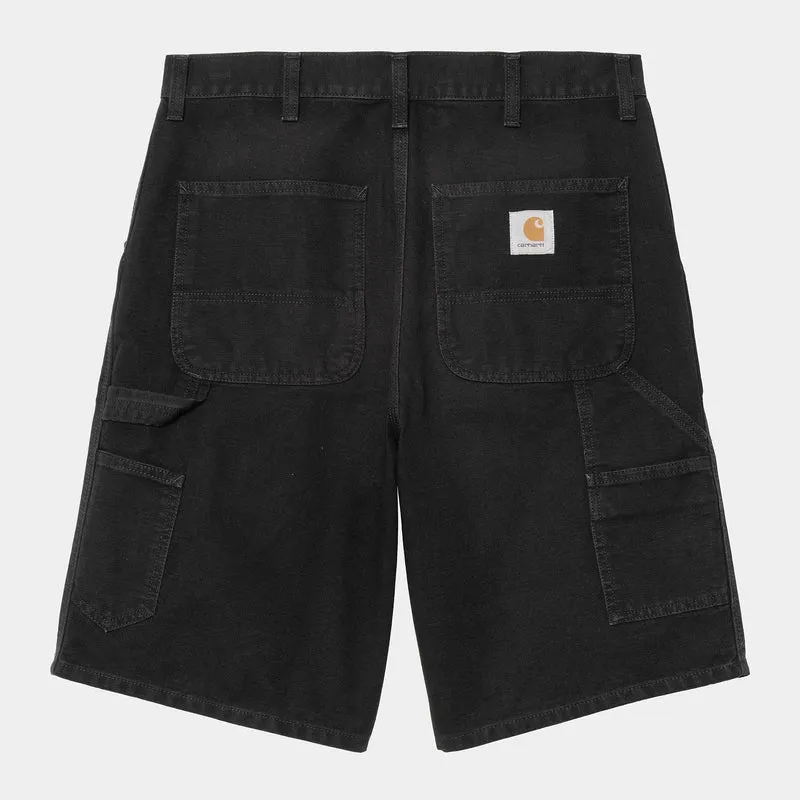Carhartt WIP Herr Single Knee Dearborn Canvas Shorts | Svart