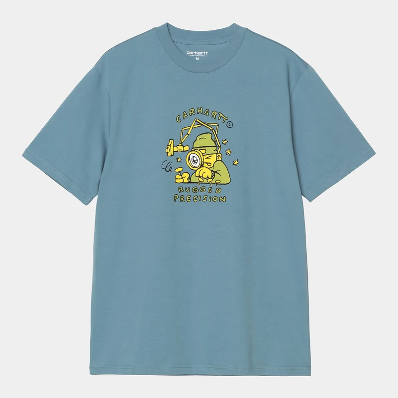 Carhartt WIP Herr Precisionsarbete T-shirt | Lerblå