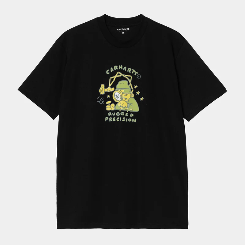 Carhartt WIP Herr Precisionsarbete T-shirt | Svart