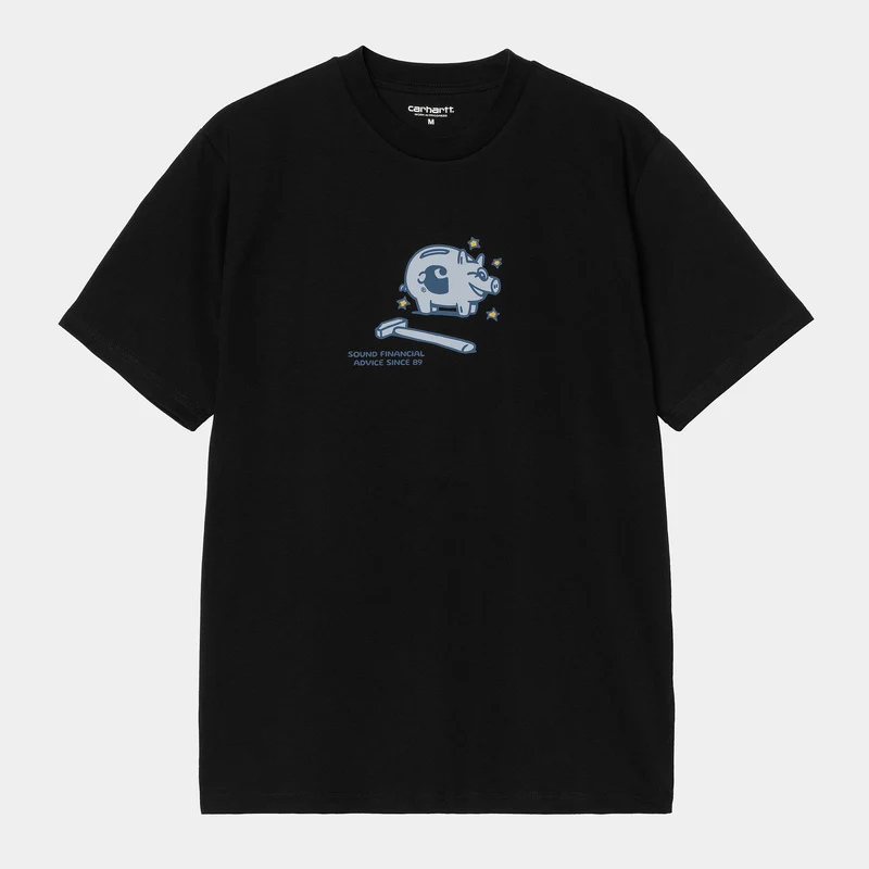 Carhartt WIP Herr Piggybank T-shirt | Svart