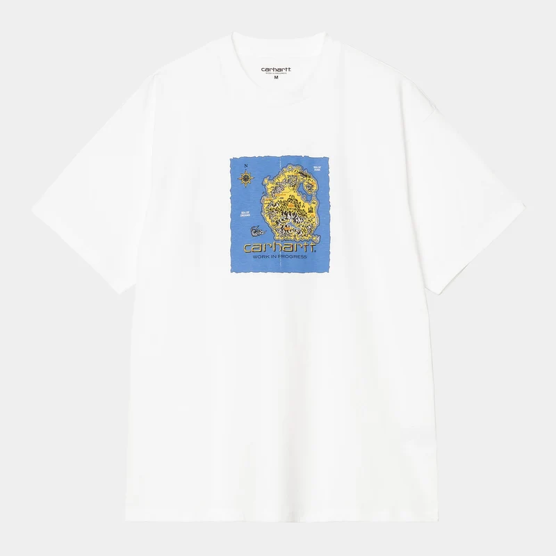 Carhartt WIP Herr T-shirt med gammaldags motiv | Vit