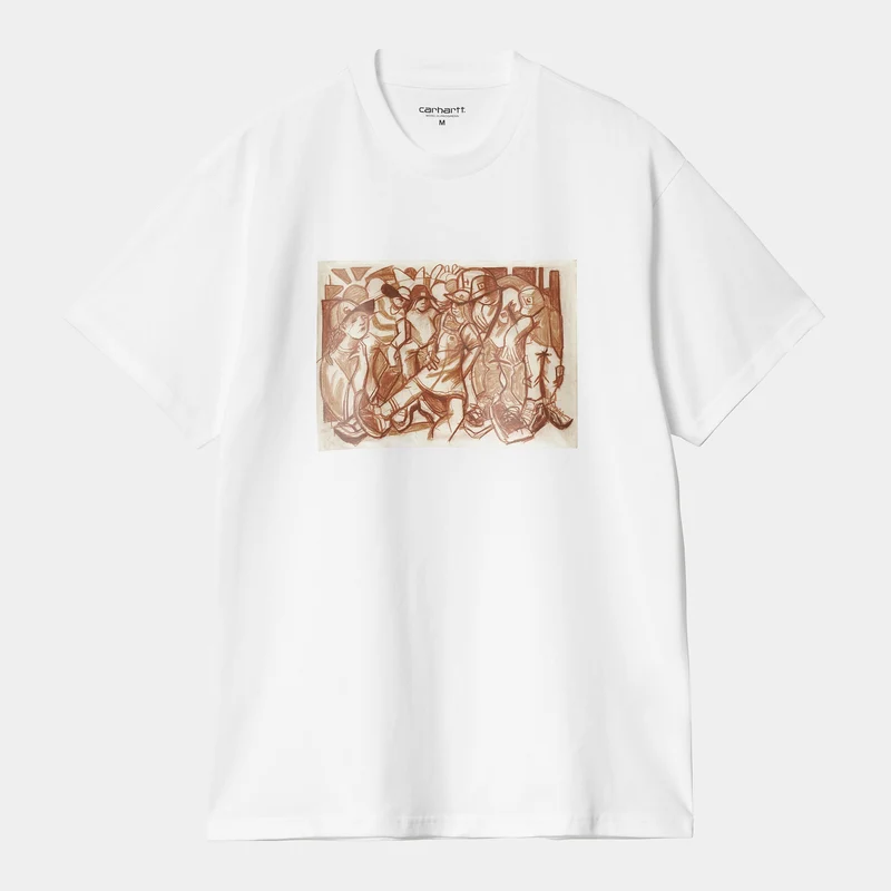 Carhartt WIP Cai Arfon Bellis T-shirt Herr | Vit