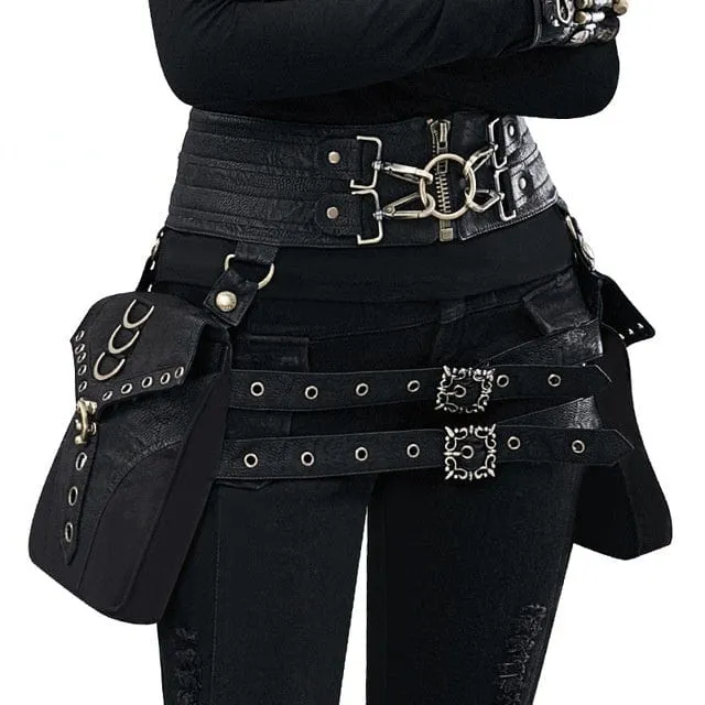 Steampunk Avtagbar Strappy Wasit Bag