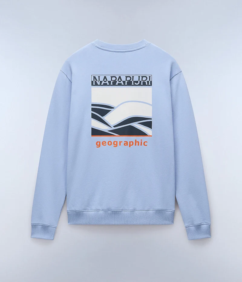 Napapijri Herr Sovana Sweatshirt - Mjuk Chambray