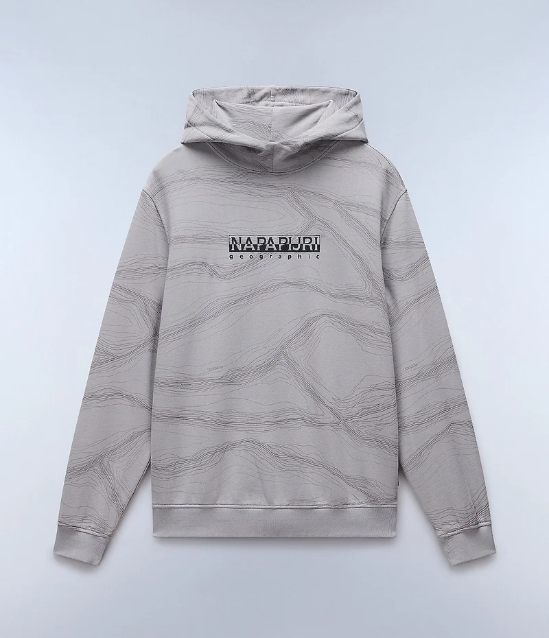 Napapijri Herr Cellini Hoodie - Grå