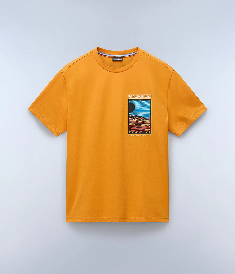 Napapijri Herr Valdor T-shirt - Aprikos