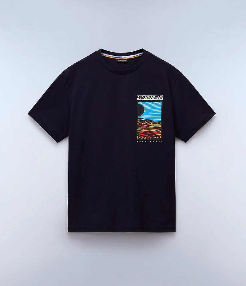 Napapijri Herr Valdor T-shirt - Blå Marinblå