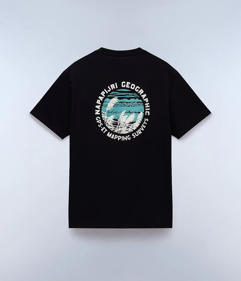 Napapijri Herr Vignoni T-shirt - Svart Skönhet