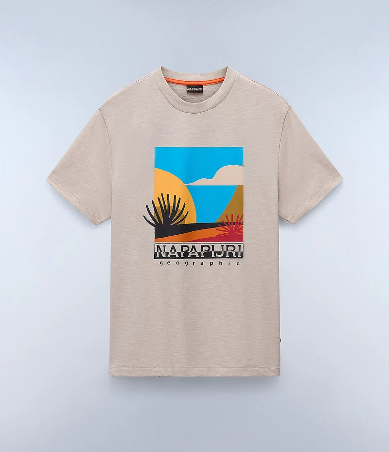 Napapijri Herr Arbia T-shirt - Fjädergrå