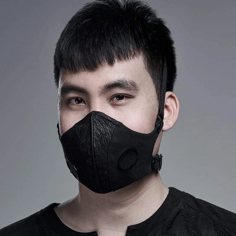 Gotiska elastiska masker Svart