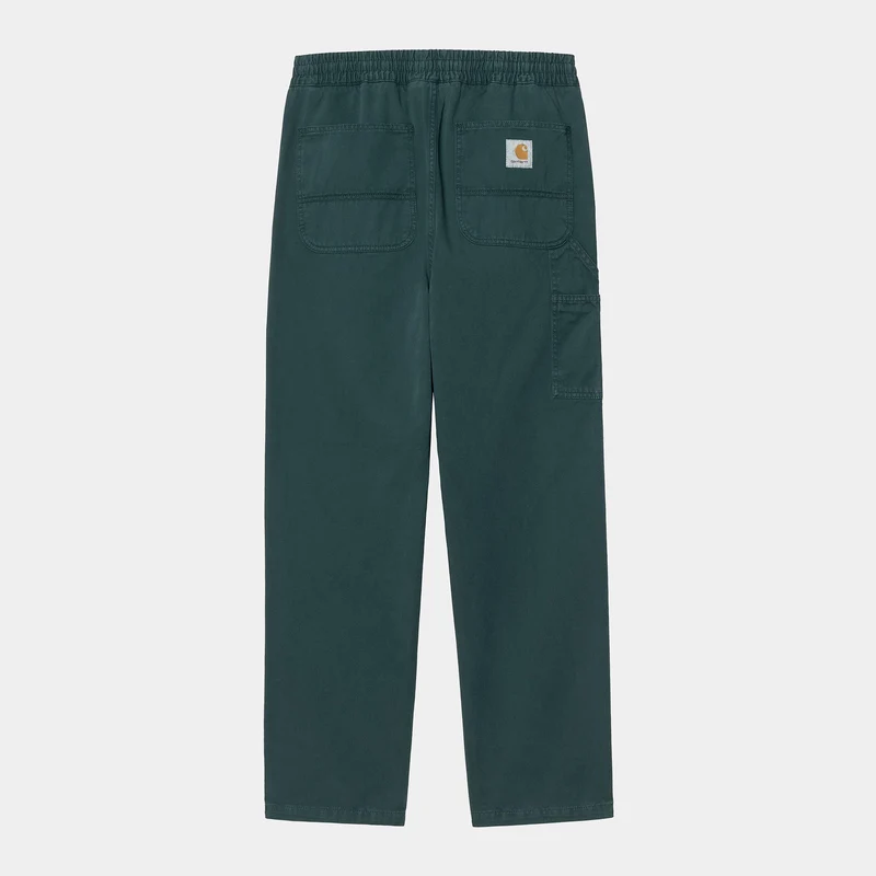 Carhartt WIP Herr Flint Moraga Twillbyxa - Deep Lagoon Garment Dyed