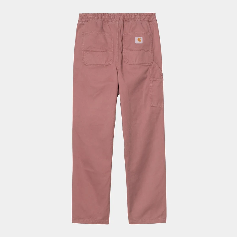 Carhartt WIP Herr Flint Moraga Twillbyxa - Mörkrosa, Garment Ingefärjade