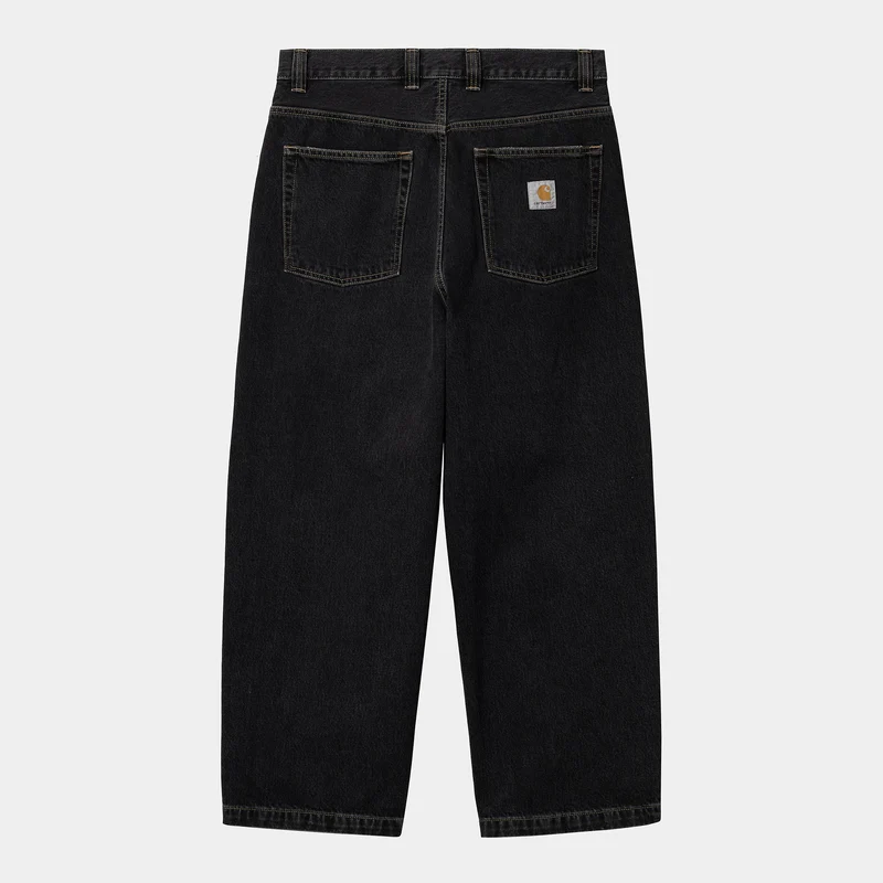 Carhartt WIP Herr Brandon Smith Jeansbyxor - Svarta Sköljda