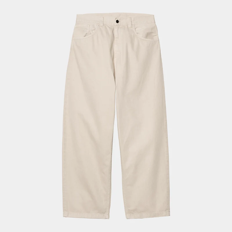 Carhartt WIP Herr Brandon Clark Twill Pant - Fleur De Sel Stenfärgad