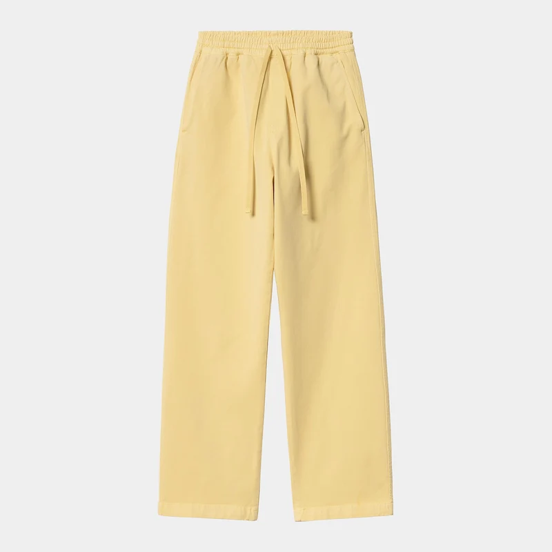 Carhartt WIP Floyde Dewey Stretch Twill Byxa för män - luftgult plagg färgat