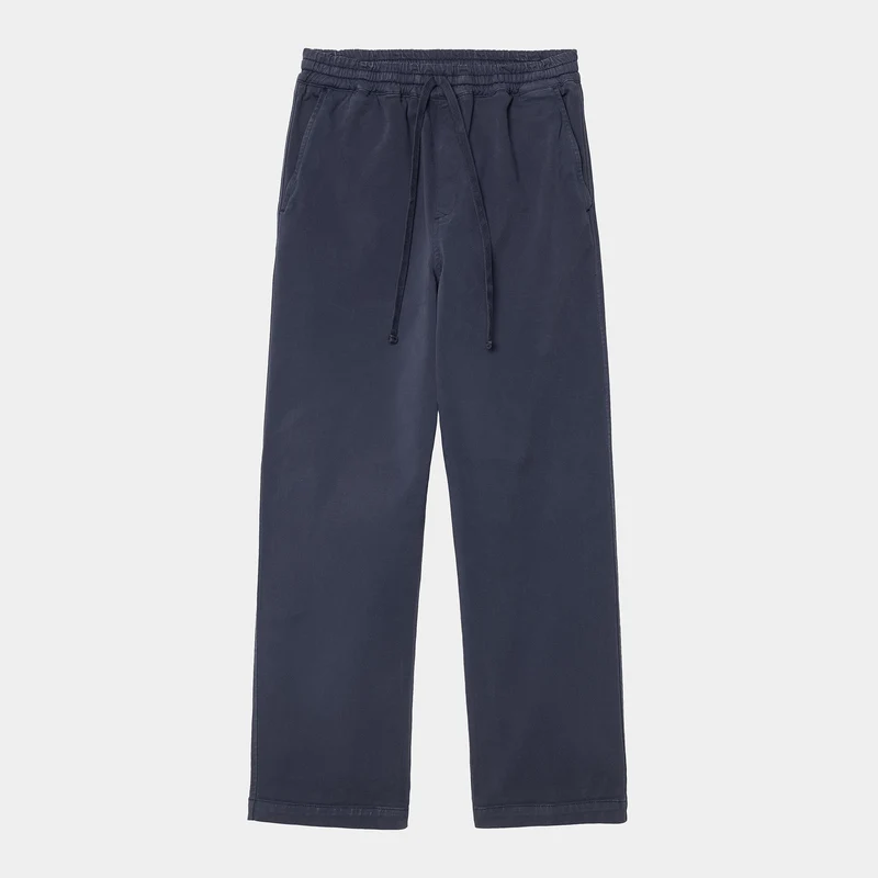 Carhartt WIP Floyde Dewey Stretch Twill Byxa för män - Blått plagg färgat