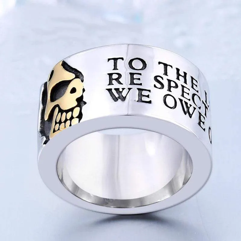 Punk Skull Rings för män