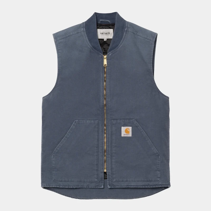Carhartt WIP Klassisk väst för män - Dusky Blue Stone Canvas