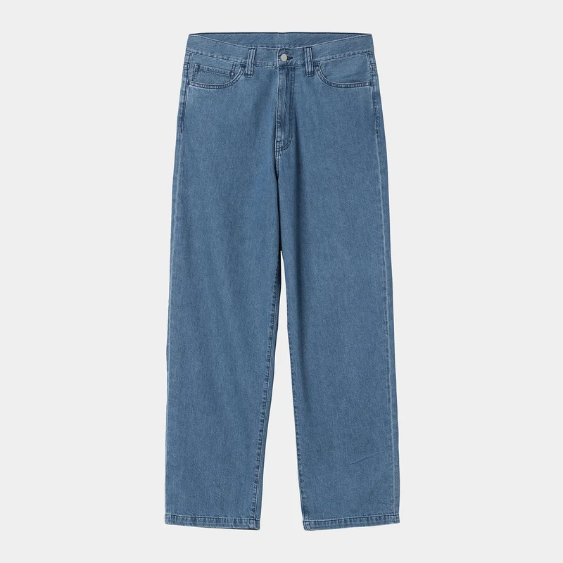 Carhartt WIP Herr Lucas Pant - Blå stentvättad