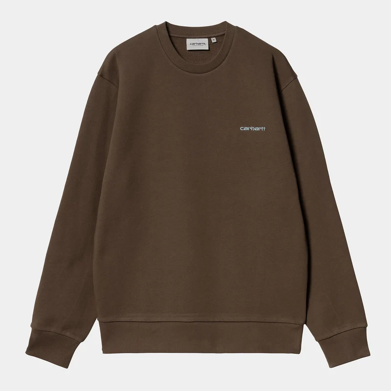 Carhartt WIP Man Script Broderi Sweat Top - Liberica