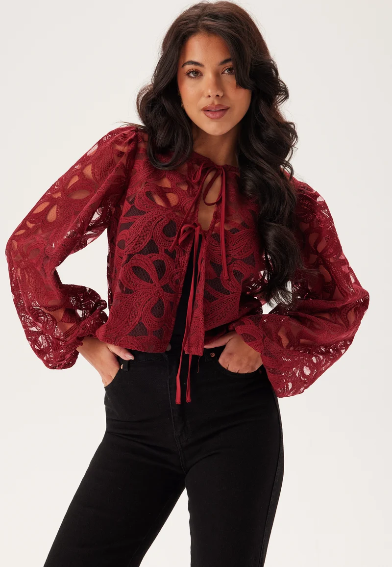 Objrose L/S Re Top