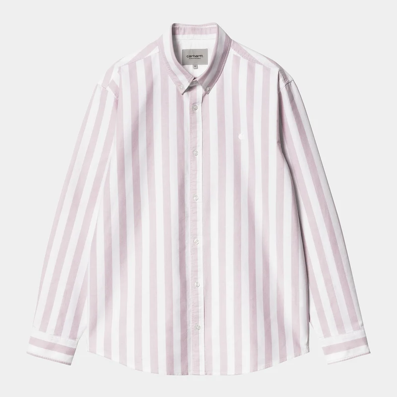 Carhartt WIP Herr Dillion Stripe Shirt - Hortensia
