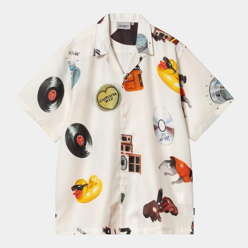 Carhartt WIP Herr Jacob Rochester Print Shirt - Vax