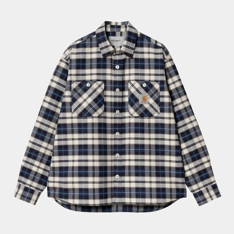 Carhartt WIP Tarbellskjorta för män - mörk marinblå