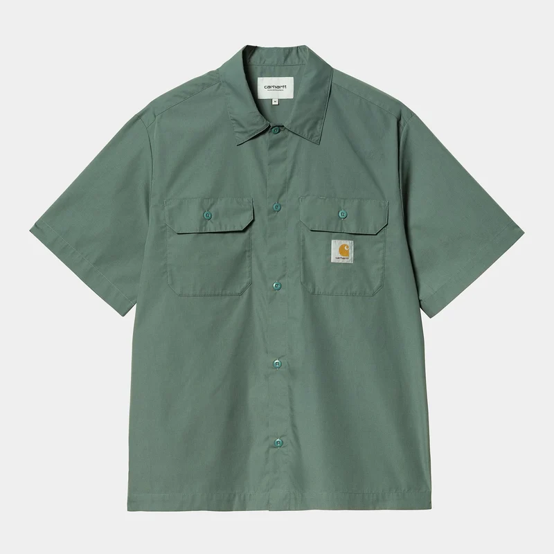 Carhartt WIP Herr Craft Shirt - Silver Pine
