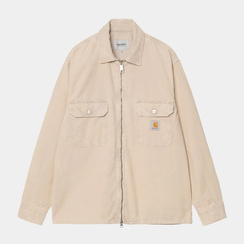 Carhartt WIP Herr Reynold Shirt Jacka - Dusky Beige
