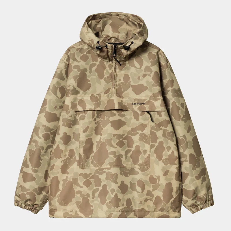 Carhartt WIP Herr Windbreaker Pullover Sommarjacka - Camo Duck Desert